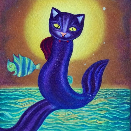 a cat mermaid - Arthub.ai
