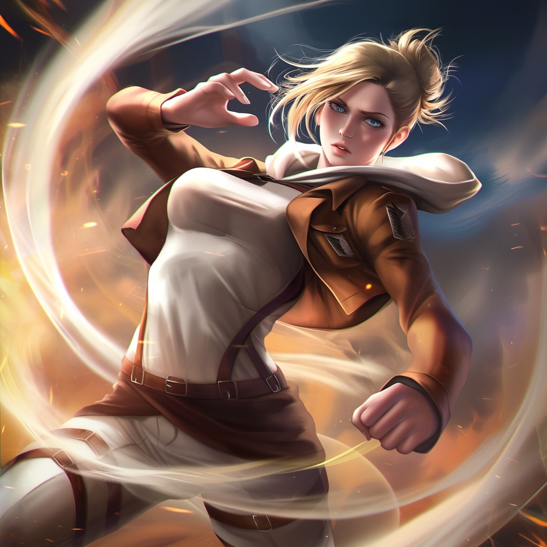 attack on titan Annie Leonhart ai art - Arthub.ai