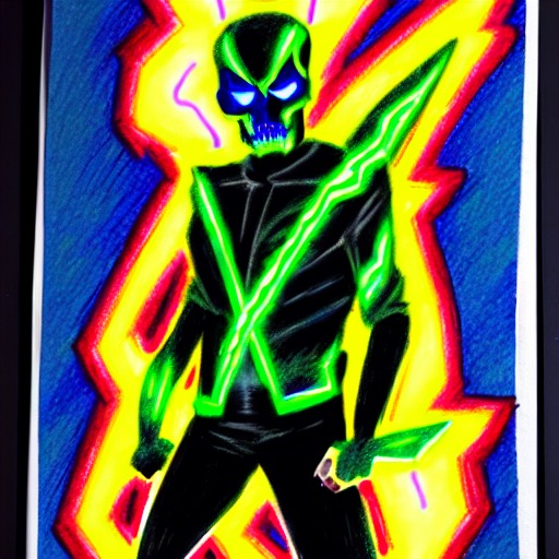 ghost rider green flame