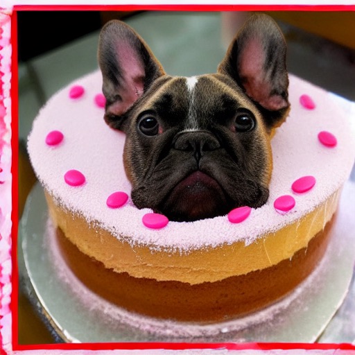 Cake clearance french bulldog